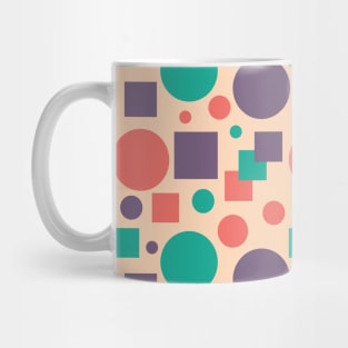 Square and Circle Seamless Pattern 015#002 Mug